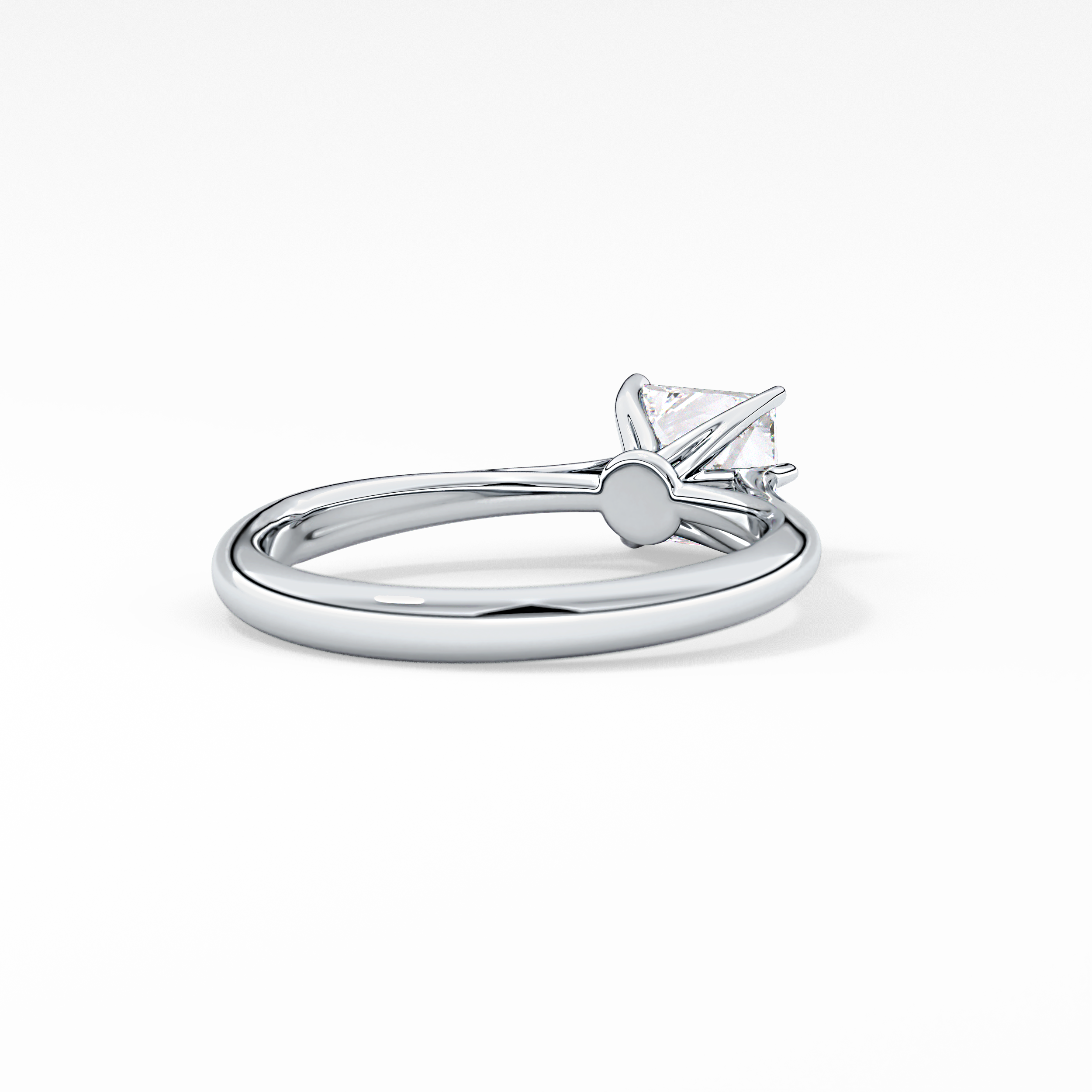 Princess Solitaire Lab Grown Diamond Engagement Ring