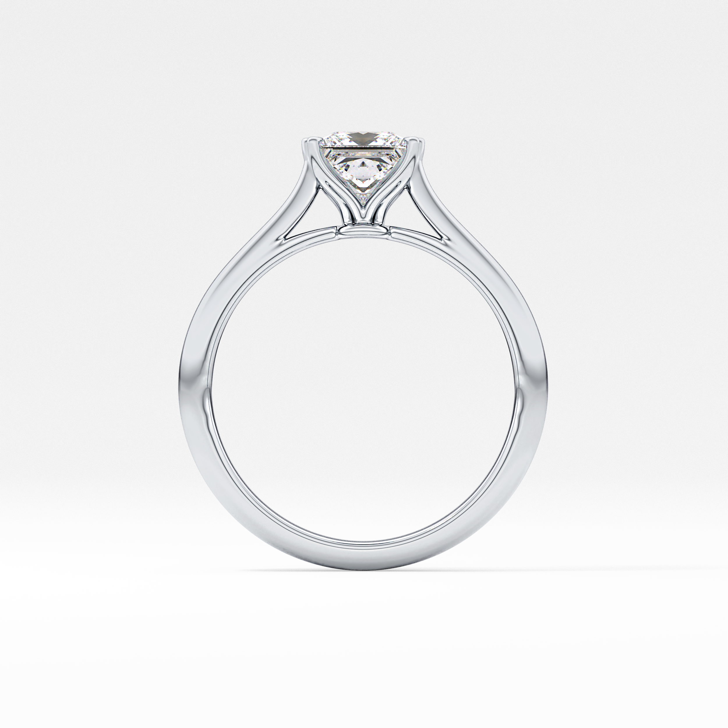 Princess Solitaire Lab Grown Diamond Engagement Ring