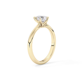 Pear Solitaire Lab Grown Diamond Engagement Ring