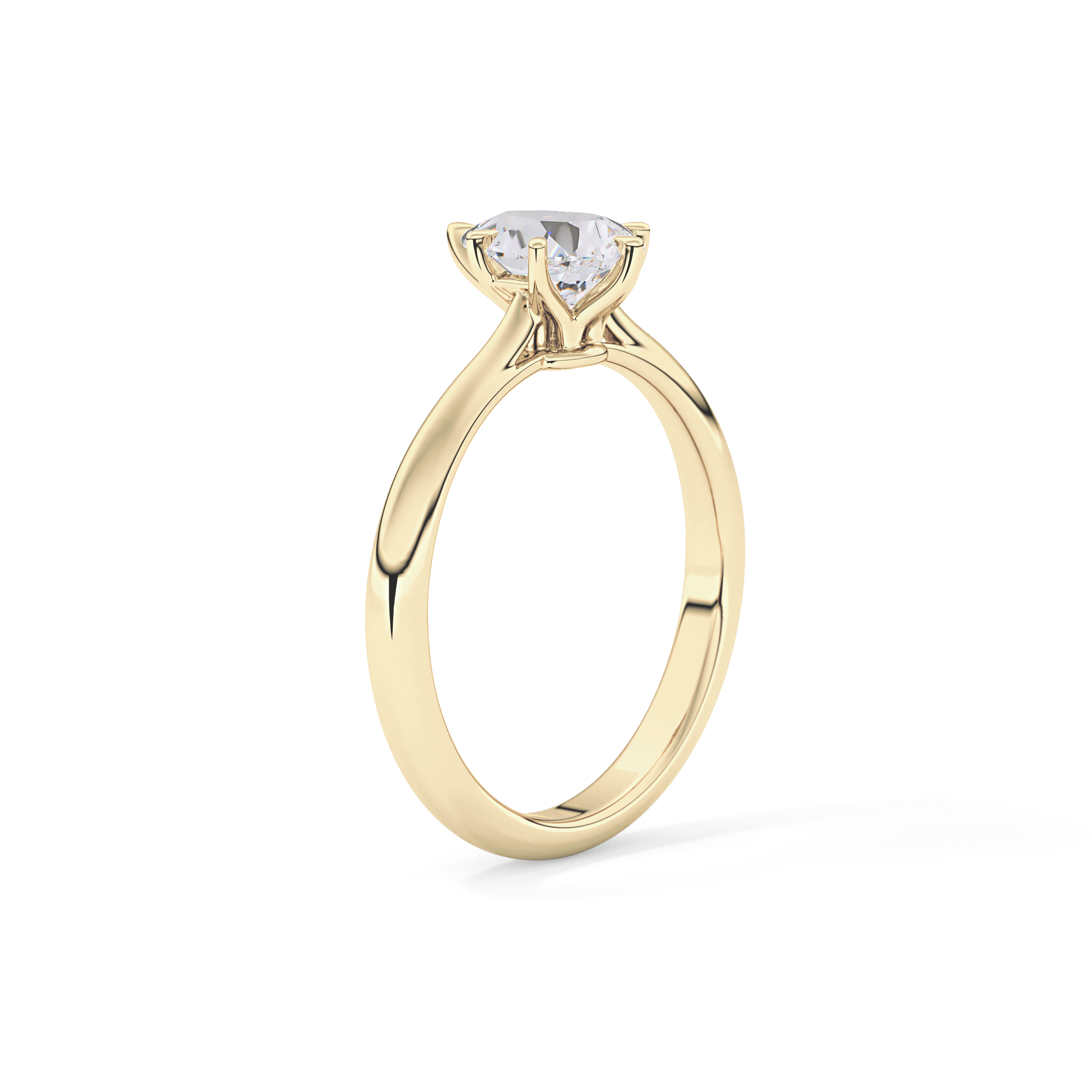 Pear Solitaire Lab Grown Diamond Engagement Ring
