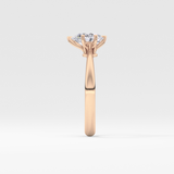 Pear Solitaire Lab Grown Diamond Engagement Ring