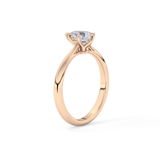 Pear Solitaire Lab Grown Diamond Engagement Ring