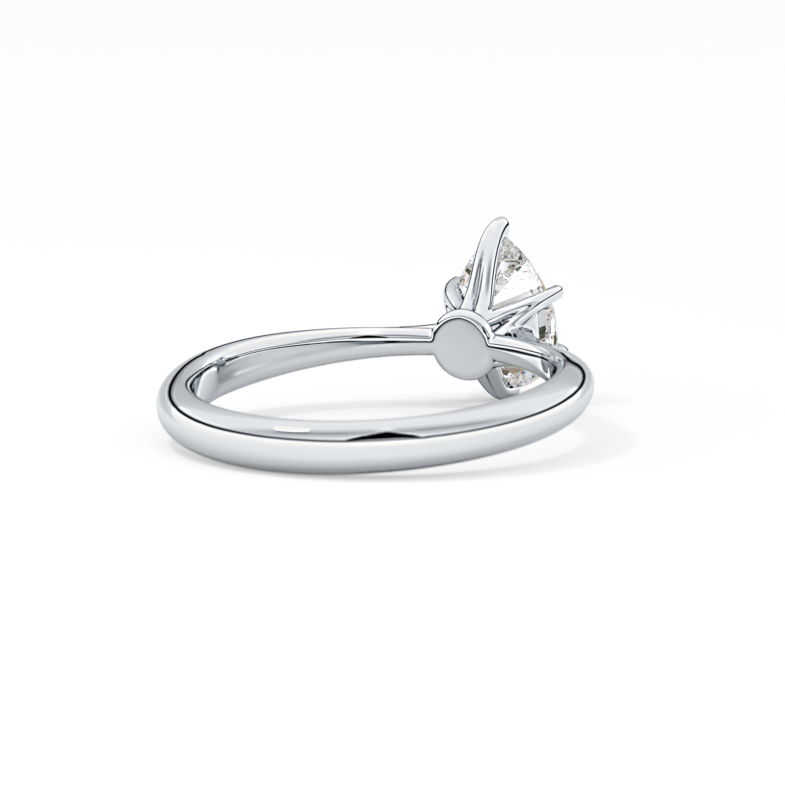 Pear Solitaire Lab Grown Diamond Engagement Ring