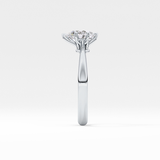 Pear Solitaire Lab Grown Diamond Engagement Ring