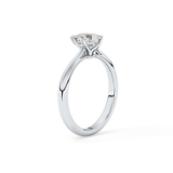 Pear Solitaire Lab Grown Diamond Engagement Ring