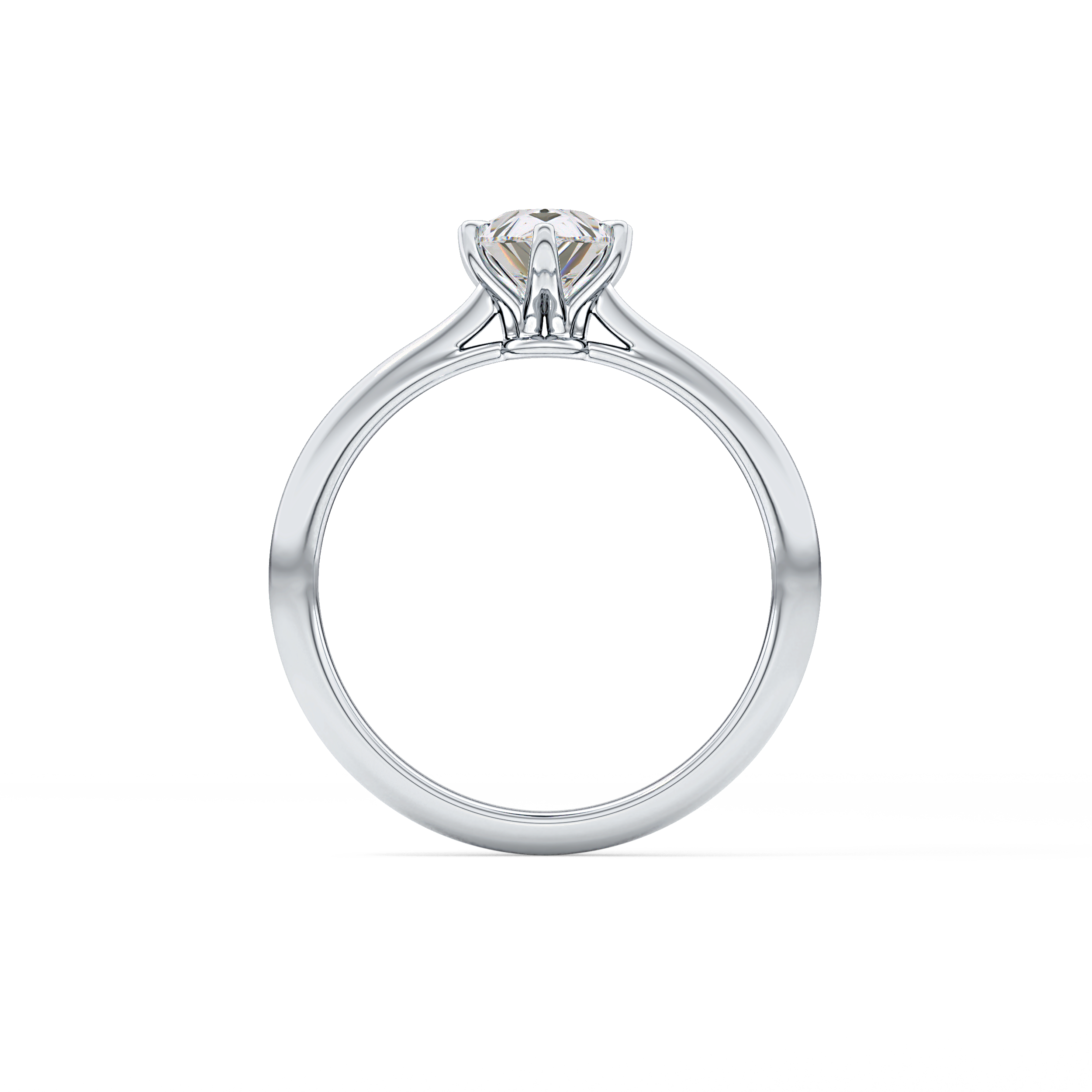 Pear Solitaire Lab Grown Diamond Engagement Ring