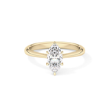 Marquise Solitaire Lab Grown Diamond Engagement Ring