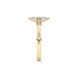 Marquise Solitaire Lab Grown Diamond Engagement Ring