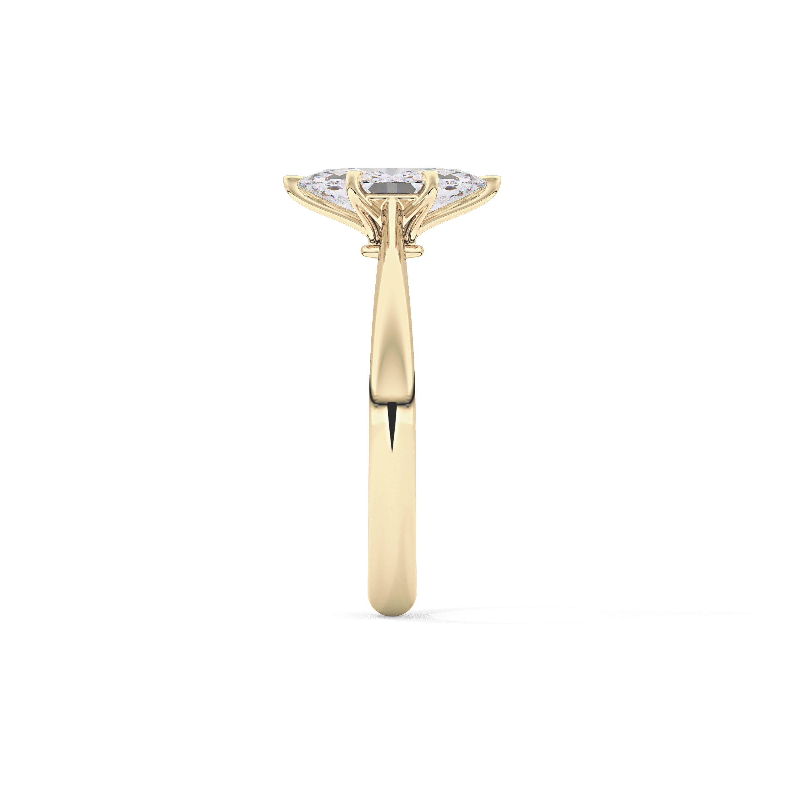 Marquise Solitaire Lab Grown Diamond Engagement Ring