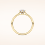 0.82 CT Marquise Shaped Solitaire Moissanite Engagement Ring