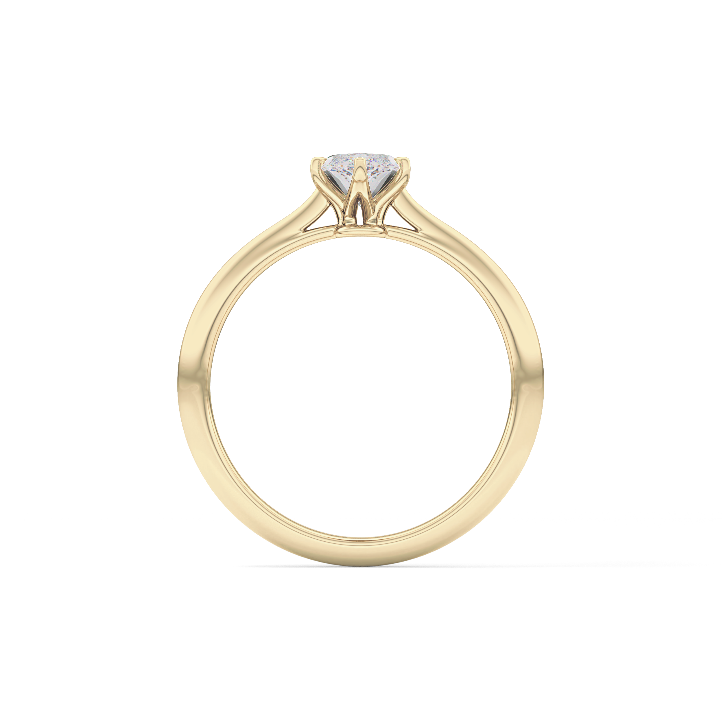 Marquise Solitaire Lab Grown Diamond Engagement Ring