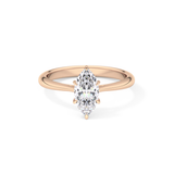 Marquise Solitaire Lab Grown Diamond Engagement Ring