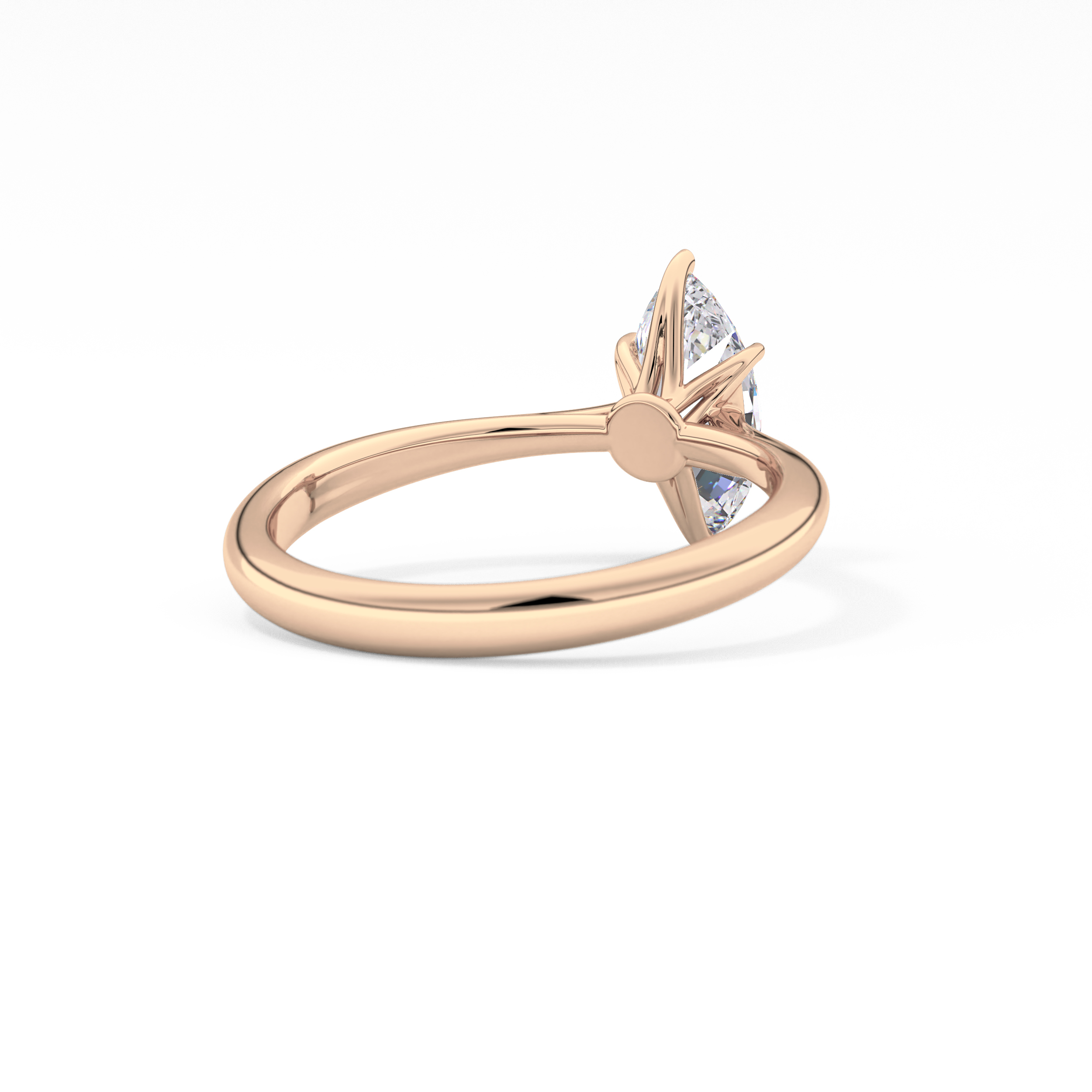 Marquise Solitaire Lab Grown Diamond Engagement Ring