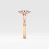 Marquise Solitaire Lab Grown Diamond Engagement Ring