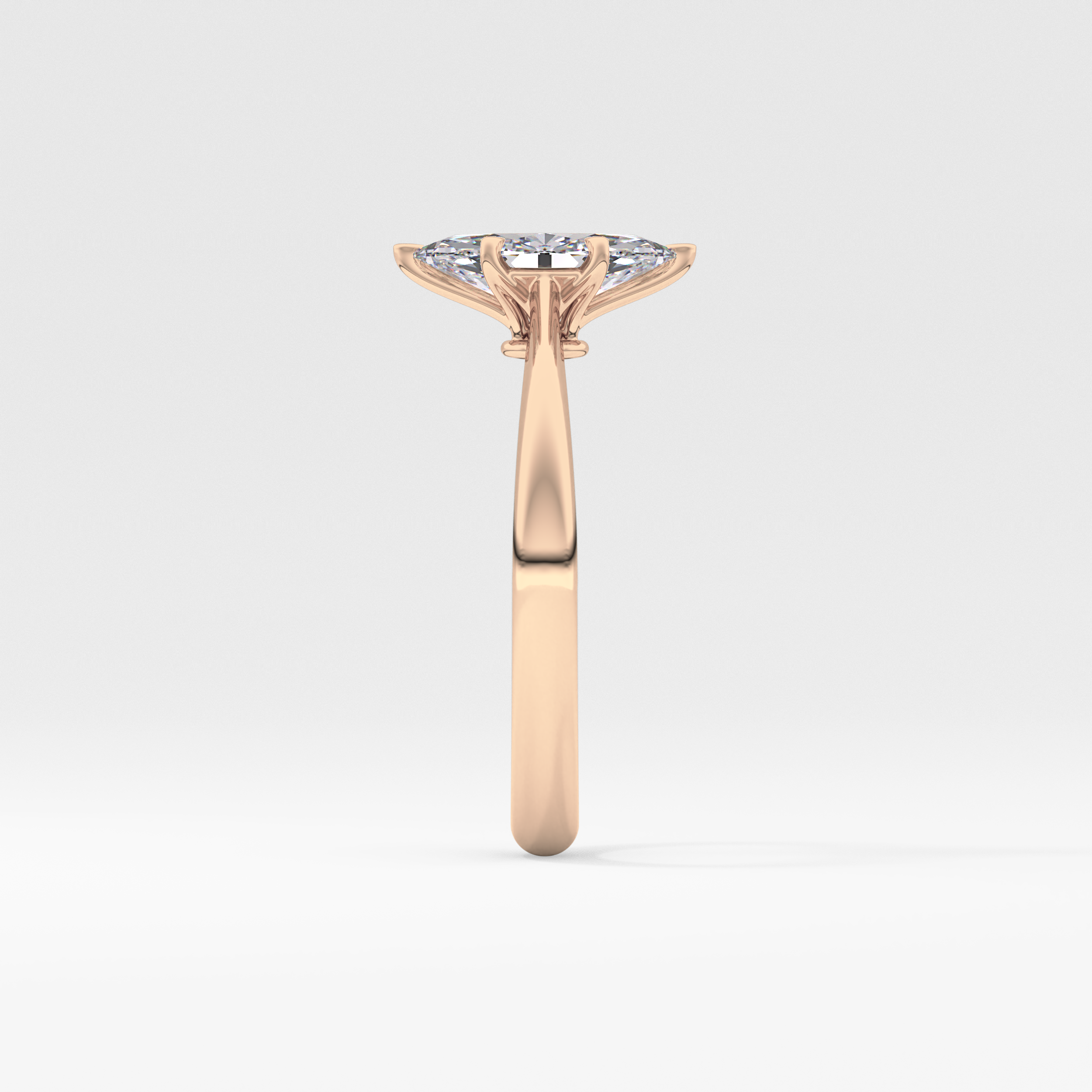 Marquise Solitaire Lab Grown Diamond Engagement Ring