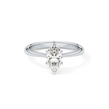 Marquise Solitaire Lab Grown Diamond Engagement Ring