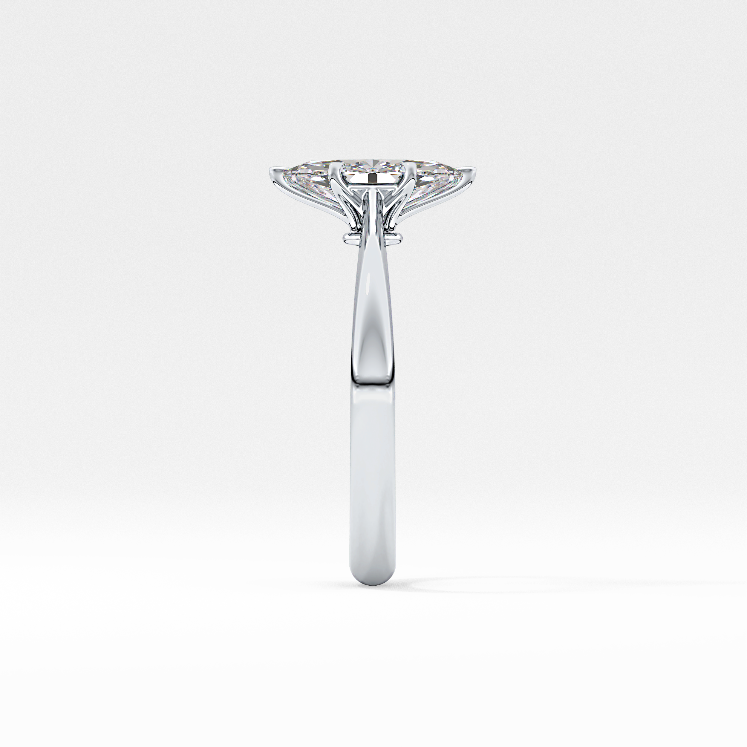 Marquise Solitaire Lab Grown Diamond Engagement Ring