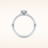 0.82 CT Marquise Shaped Solitaire Moissanite Engagement Ring