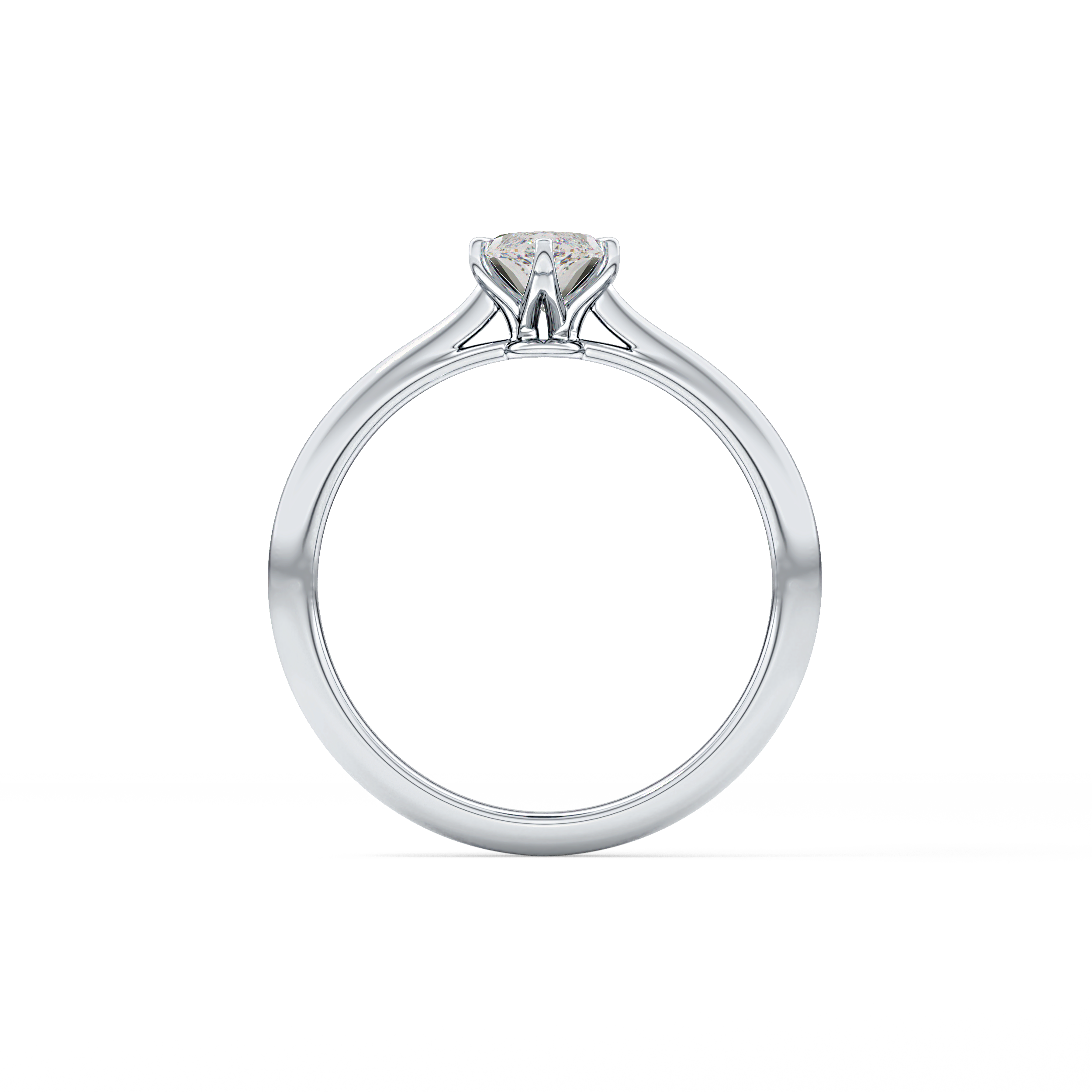 Marquise Solitaire Lab Grown Diamond Engagement Ring