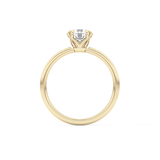 Round Solitaire Lab Grown Diamond Engagement Ring