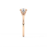 Round Solitaire Lab Grown Diamond Engagement Ring