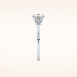 1.03 CT Round Shaped Solitaire Moissanite Engagement Ring
