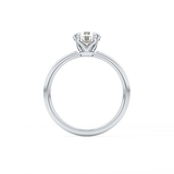 Round Solitaire Lab Grown Diamond Engagement Ring