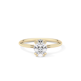 Oval Solitaire Lab Grown Diamond Engagement Ring