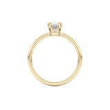 Oval Solitaire Lab Grown Diamond Engagement Ring