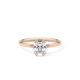 Oval Solitaire Lab Grown Diamond Engagement Ring