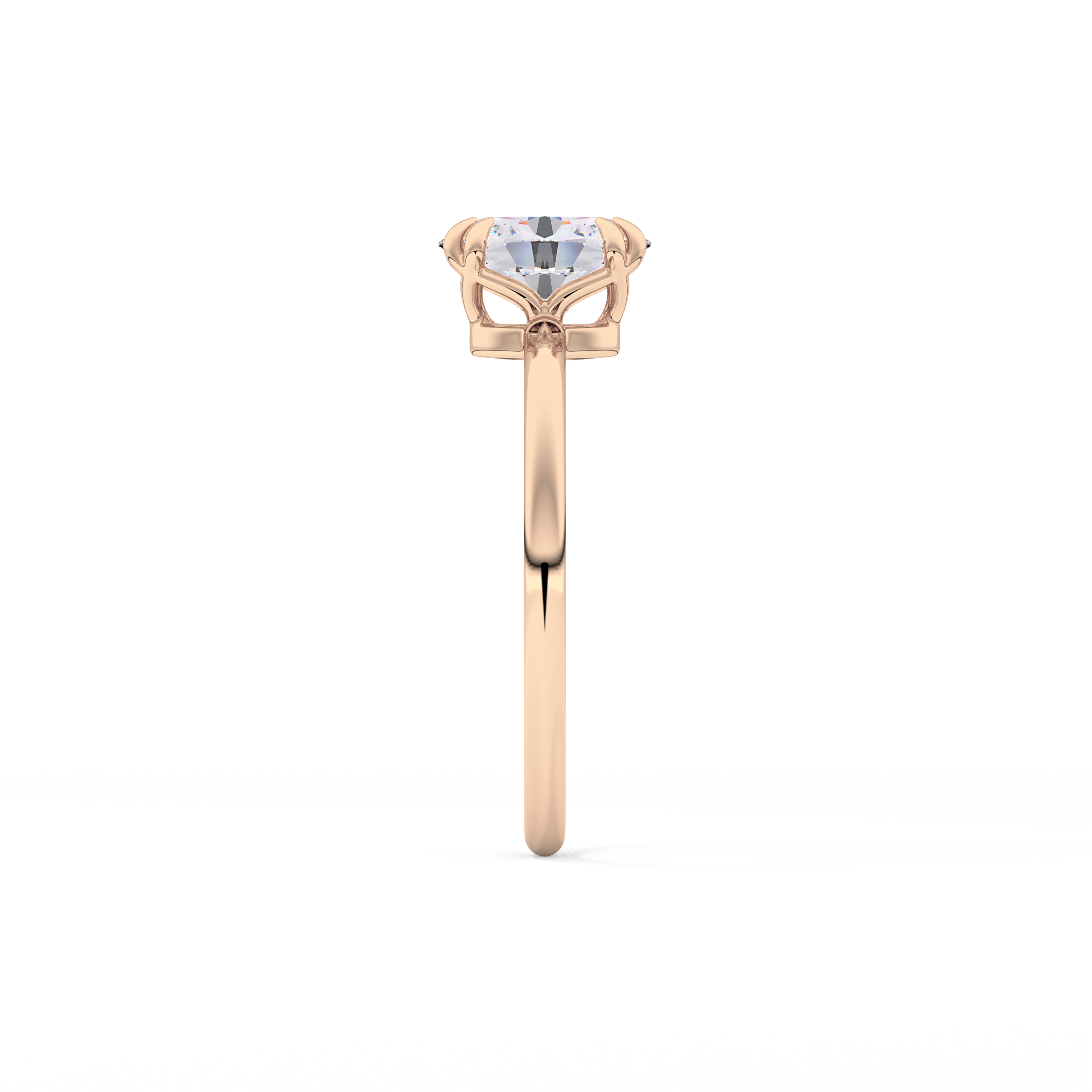 Oval Solitaire Lab Grown Diamond Engagement Ring