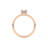 Oval Solitaire Lab Grown Diamond Engagement Ring