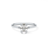 Oval Solitaire Lab Grown Diamond Engagement Ring