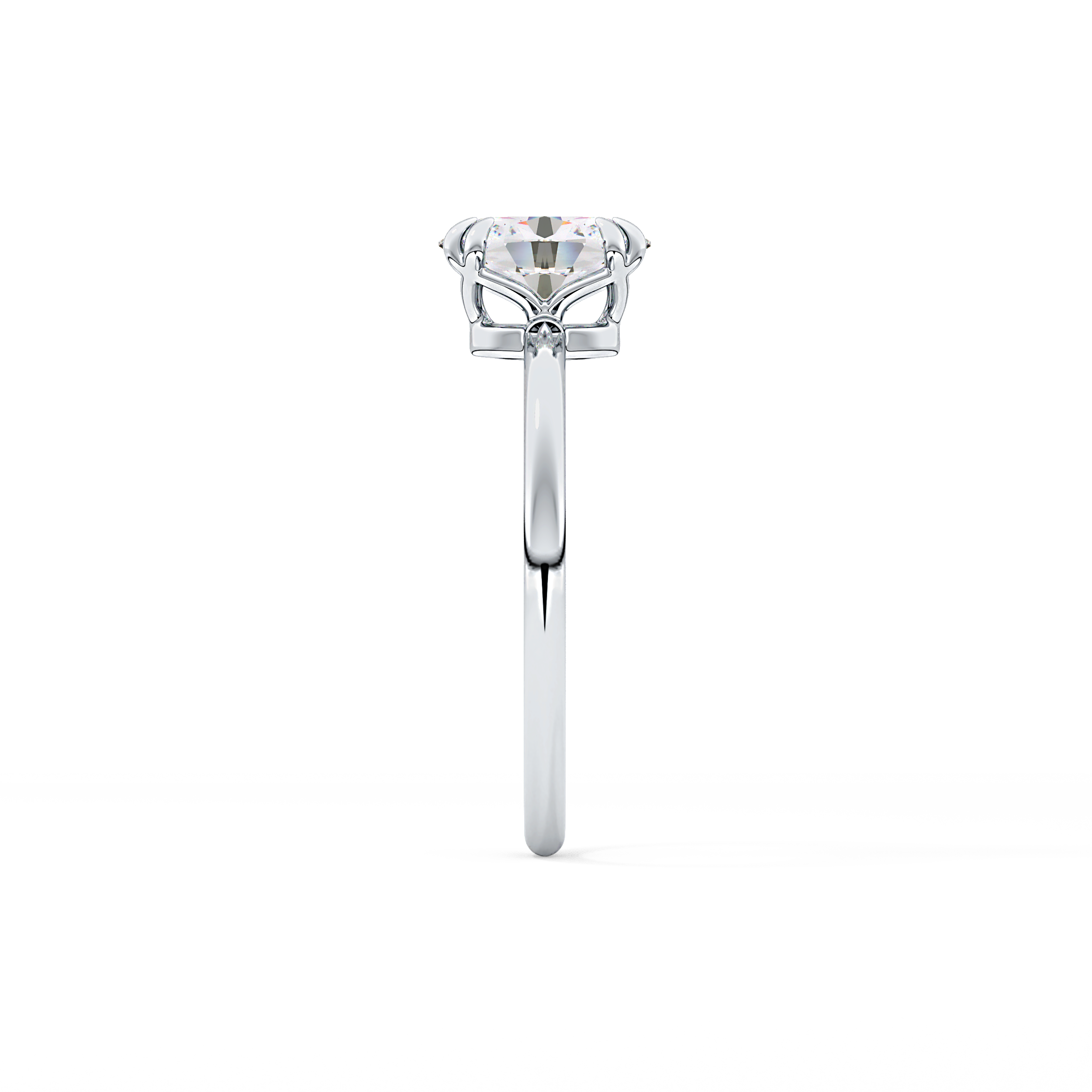 Oval Solitaire Lab Grown Diamond Engagement Ring