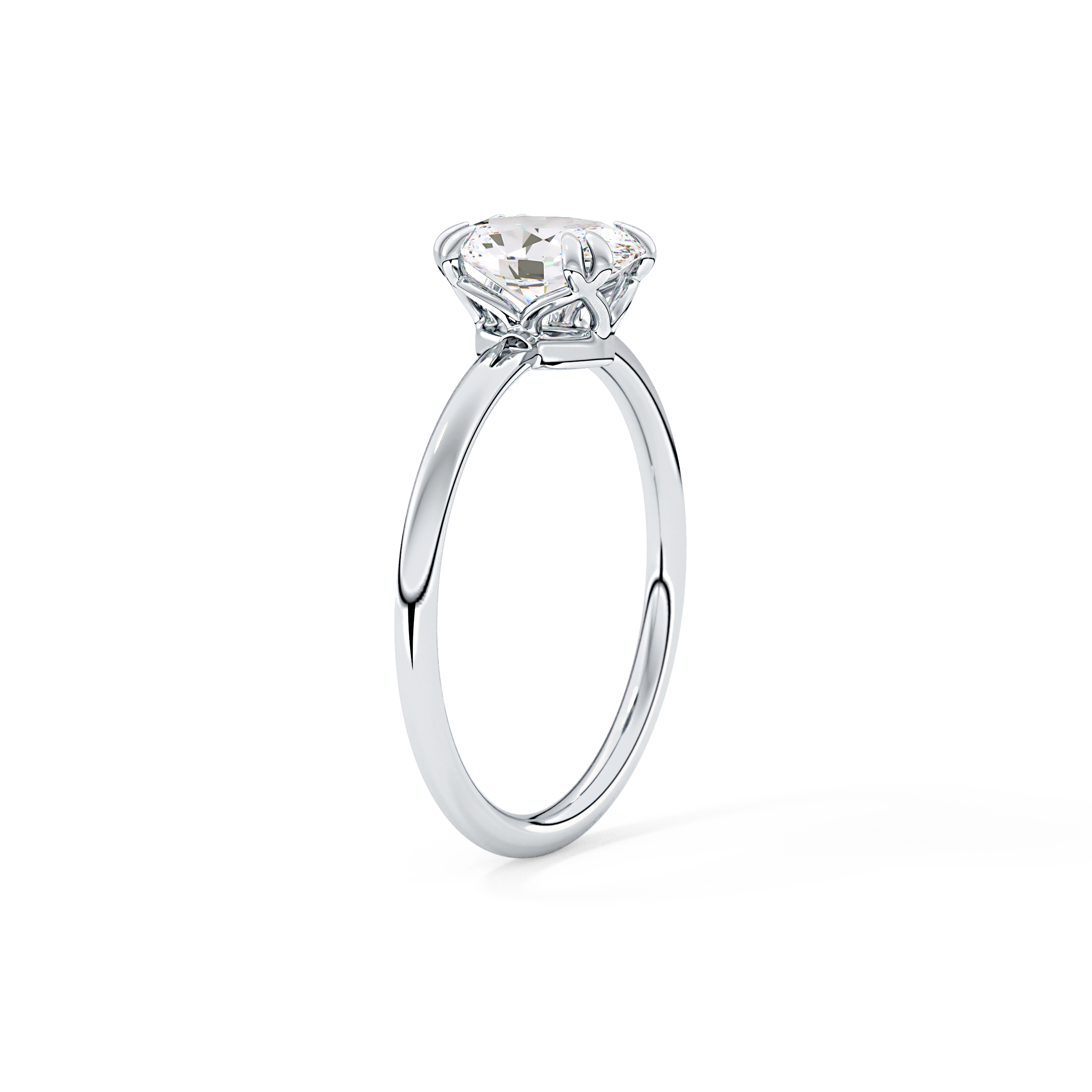 Oval Solitaire Lab Grown Diamond Engagement Ring
