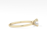Cushion Solitaire Lab Grown Diamond Engagement Ring
