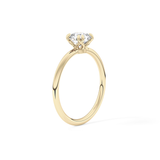 Cushion Solitaire Lab Grown Diamond Engagement Ring