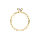 Cushion Solitaire Lab Grown Diamond Engagement Ring