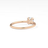 Cushion Solitaire Lab Grown Diamond Engagement Ring