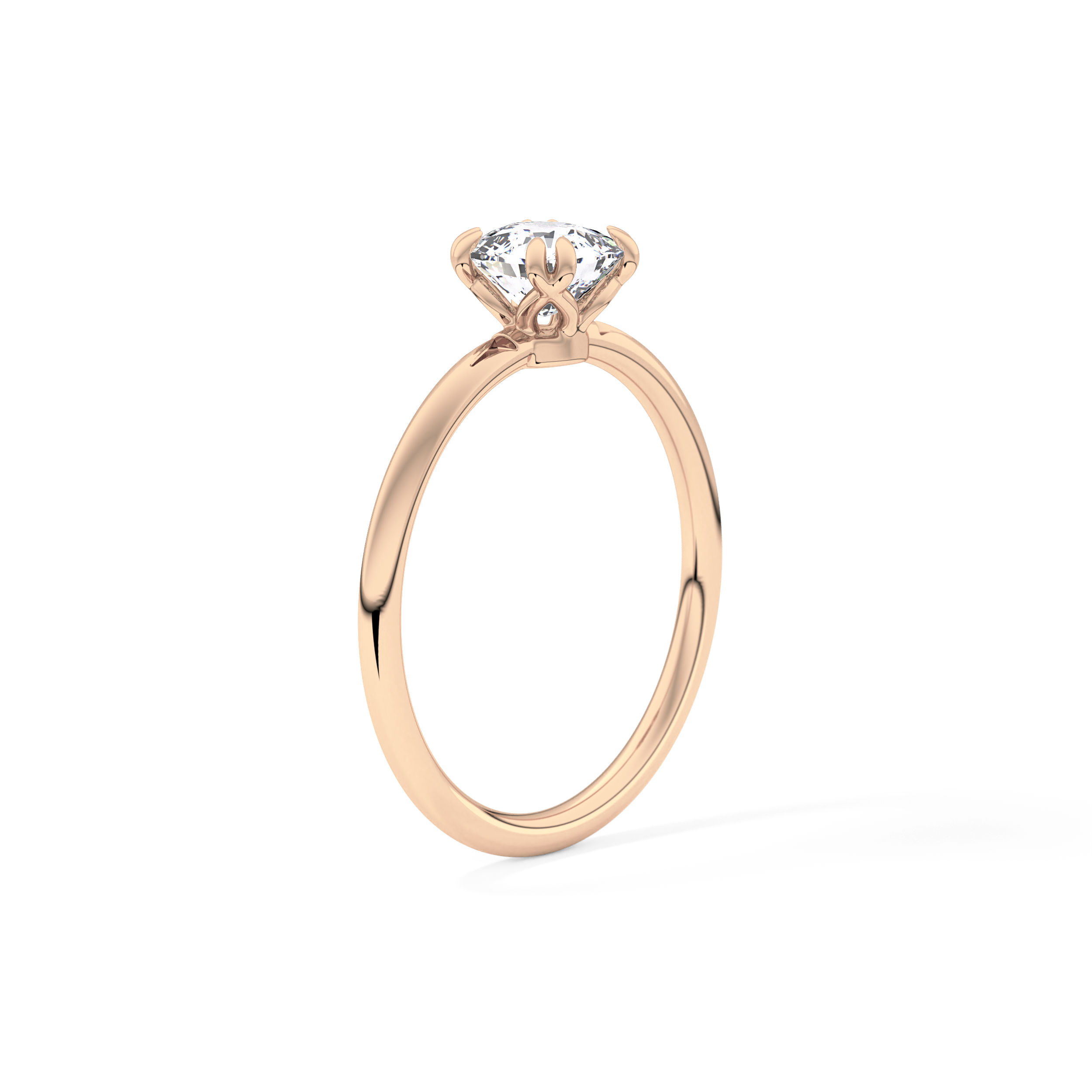 Cushion Solitaire Lab Grown Diamond Engagement Ring