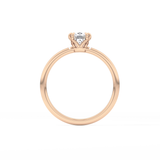 Cushion Solitaire Lab Grown Diamond Engagement Ring