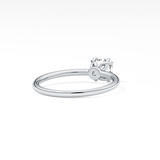Cushion Solitaire Lab Grown Diamond Engagement Ring