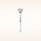 1.04 CT Cushion Shaped Solitaire Moissanite Engagement Ring