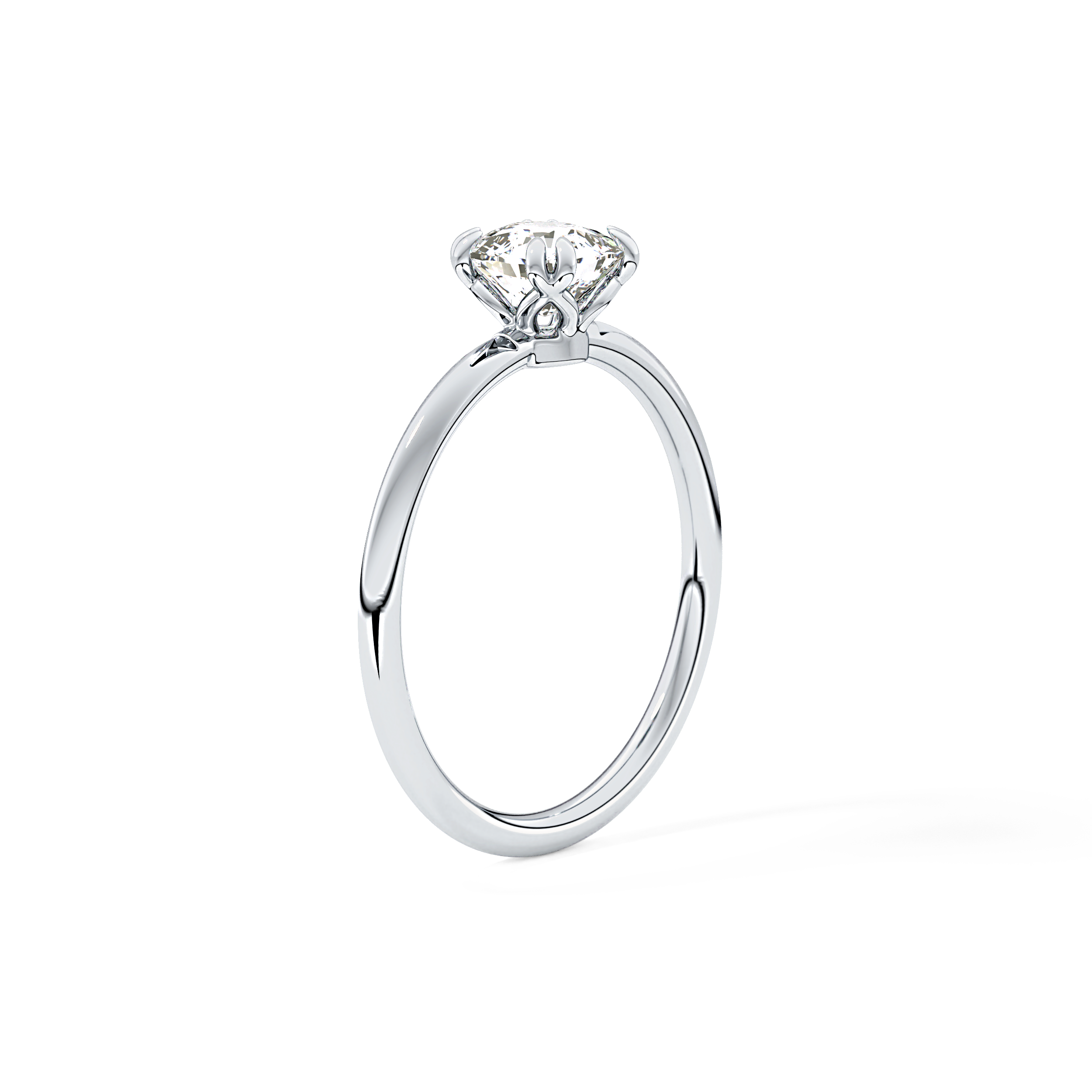 Cushion Solitaire Lab Grown Diamond Engagement Ring
