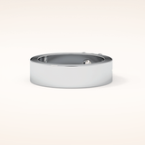 0.59 TCW Round Shaped Moissanite Wedding Band