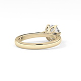 Round Solitaire Lab Grown Diamond Engagement Ring