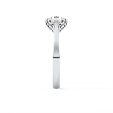 Round Solitaire Lab Grown Diamond Engagement Ring