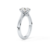 Round Solitaire Lab Grown Diamond Engagement Ring