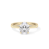 Oval Solitaire Lab Grown Diamond Engagement Ring