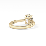 Oval Solitaire Lab Grown Diamond Engagement Ring